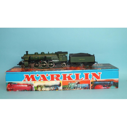 287 - Märklin HO gauge, 8392, K Bay STS 4-6-2 locomotive RN 3673, (boxed).