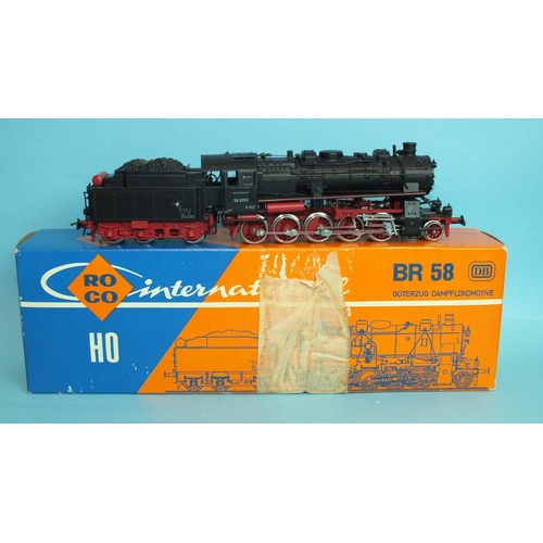 288 - Roco HO gauge, 4112 DB BR48 2-10-0 locomotive RN 582059, (boxed, lid taped).