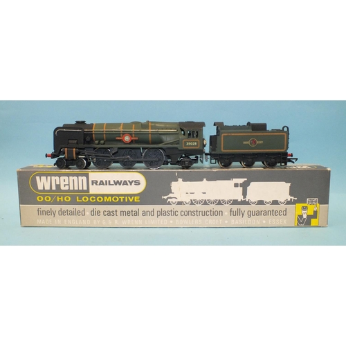 308 - Wrenn OO gauge, W2288 BR Rebuilt Merchant Navy Class locomotive no.35028 