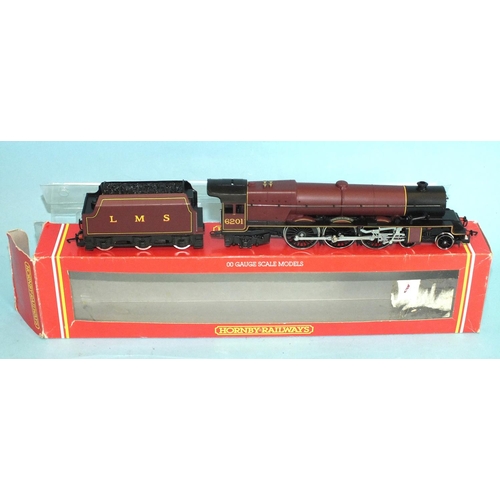 326 - Hornby OO gauge, R084 LMS 4-6-2 locomotive RN6201 