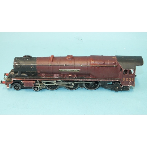 331 - Hornby Dublo, EDL2 3-rail LMS Duchess Class 4-6-2 locomotive RN6231 