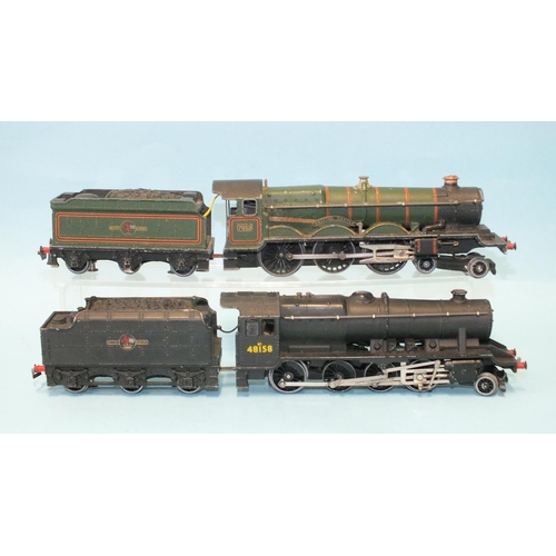 334 - Hornby Dublo, EDLT20 2-rail BR Castle Class 4-6-0 locomotive RN7013 