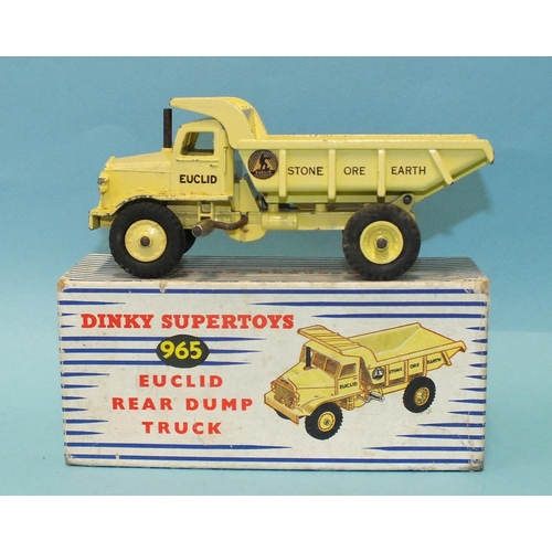 403 - Dinky Supertoys: 965 Euclid Rear Dump Truck, (boxed).