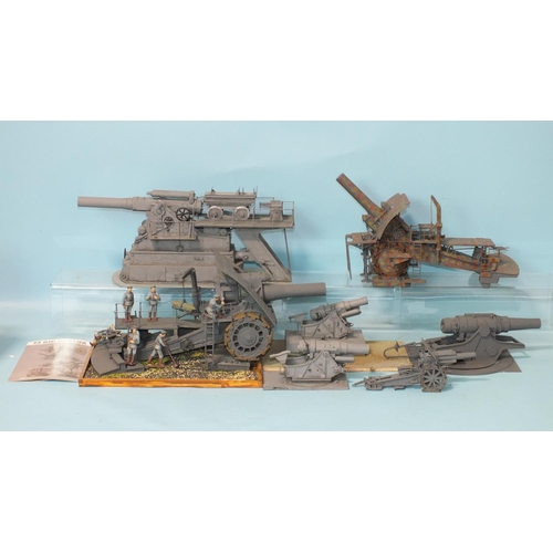 481 - A Takom metal kit-built German Empire 42cm Siege Howitzer 