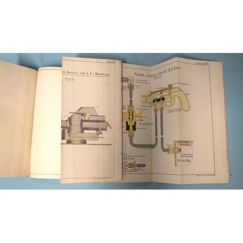 599 - Handbook for the 6-Inch Quick-Firing Gun, 1903, Corrected to July 1903, with 28 coloured foldin... 