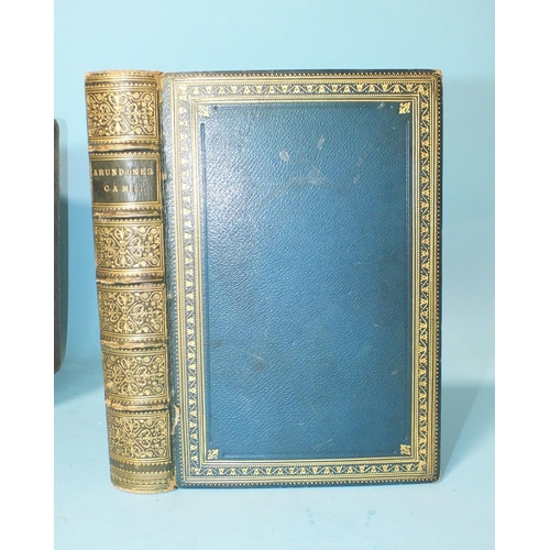 79 - Bindings: Drury (Henry), Arundines Cami Sive Musarum Cantabrigiensium Lusus Canori, 3rd edn, ge, blu... 