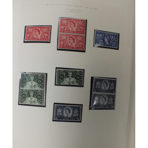 94 - A collection of mint and used QEII Great British stamps in a Utile album, with Wildings, 1962-66 pho... 