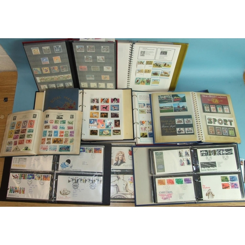 96A - A Royal Air Force mint stamp/coin collection, various FDC's, British Army commemorative cover collec... 