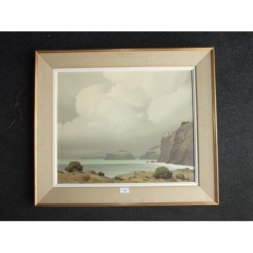 62 - Pierre de Clausade (French, 1910-1976) TRANQUILITY Oil on canvas, signed and titled on label, dated ... 
