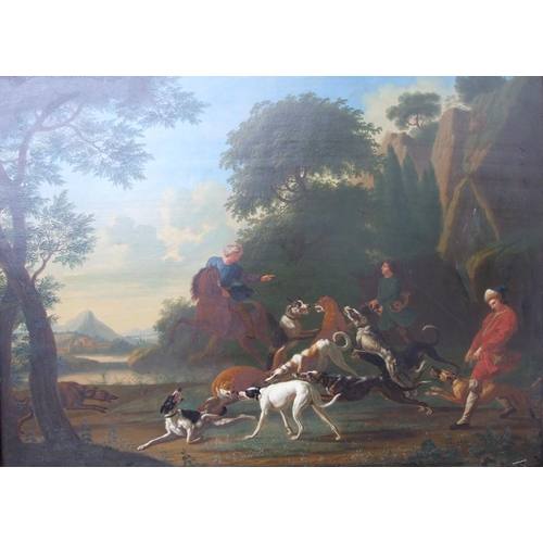 50 - Jan van Gool (1685-1763) PASTORAL LANDSCAPE WITH A SHEPHERD AND OTHER FIGURES, GOATS, CATTLE AND A D... 