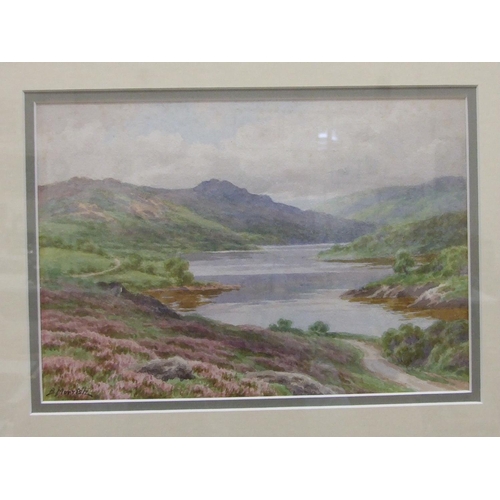 85 - B Morrish, 'Mist Tor and Burrator Lake', signed watercolour, 18 x 27cm and Sue Mercer 'Sheepstor Vil... 