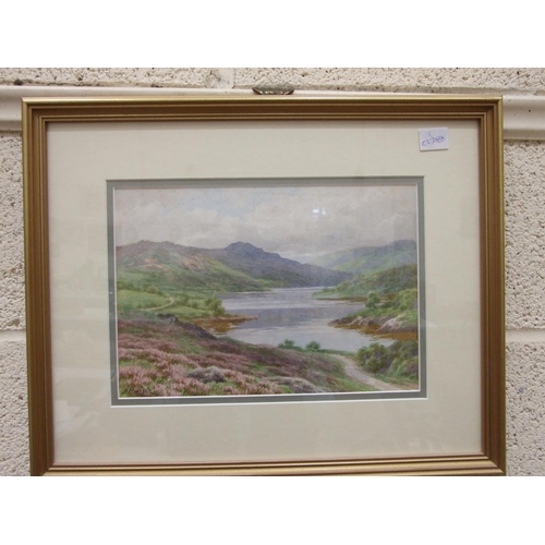 85 - B Morrish, 'Mist Tor and Burrator Lake', signed watercolour, 18 x 27cm and Sue Mercer 'Sheepstor Vil... 