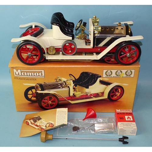 454 - Mamod, Steam Roadster SA1, (unfired), boxed.