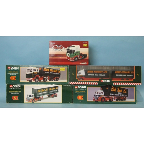 71 - Corgi, Limited Edition Collectables: 75601, 75702 and 76602, all Eddie Stobart Ltd, (boxed), also Co... 