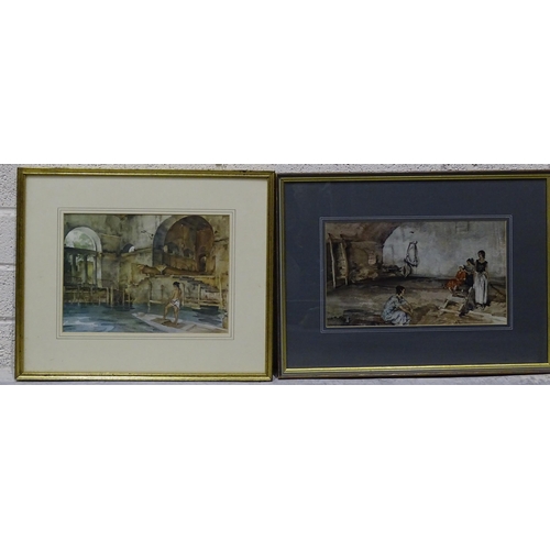 82 - After Sir William Russell-Flint (1880-1969), three framed coloured prints, 'Gossip in a Provencal wo... 