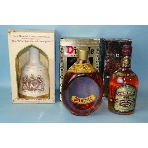 266 - Chivas Regal Blended Scotch Whisky, 12-year-old, 75cl, 43% vol, (boxed), Haig Dimple Old Blended Sco... 