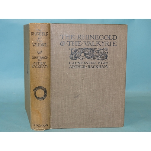 18 - Rackham (Arthur, illus.), The Rhinegold & the Valkyrie by Richard Wagner, new imp. 1914, 34 tipp... 