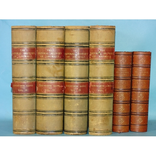 30 - Browning (Robert), The Poetical Works, 2 vols, frontis, ge, cf gt, binding by Bumpus Ltd, Oxford, 8v... 