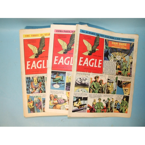 32 - Eagle Comics, vol.5, year 1954, complete year 1-53, all complete.