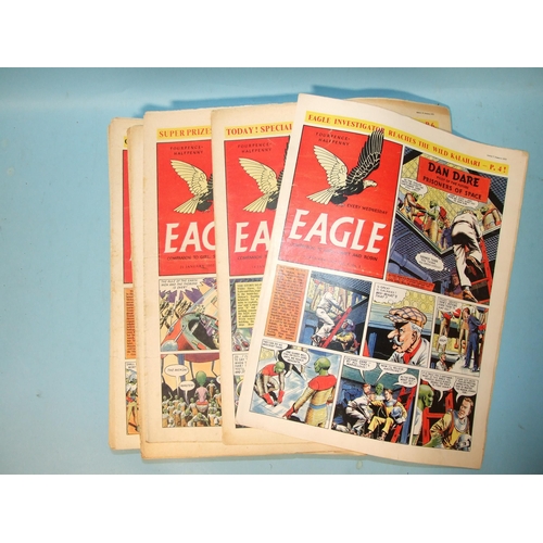33 - Eagle Comics, vol.6, year 1955, complete year 1-52, all complete.
