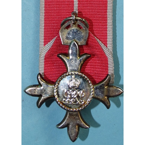 372 - WITHDRAWNA Military MBE award, (no case).