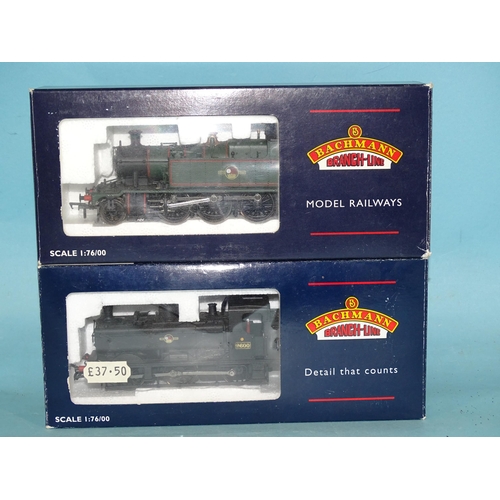 401 - Bachmann OO gauge, BR 0-6-0, two pannier tank locomotives: 32-125A Class 45xx RN 4570 and 32-202A, R... 
