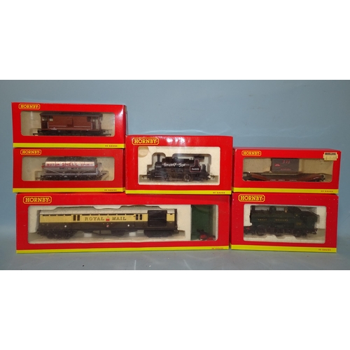 467 - Hornby OO gauge, R2534 GWR 0-6-0 Class 2721 Pannier tank locomotive RN 2738, R782 BR 0-4-0 ST Class ... 