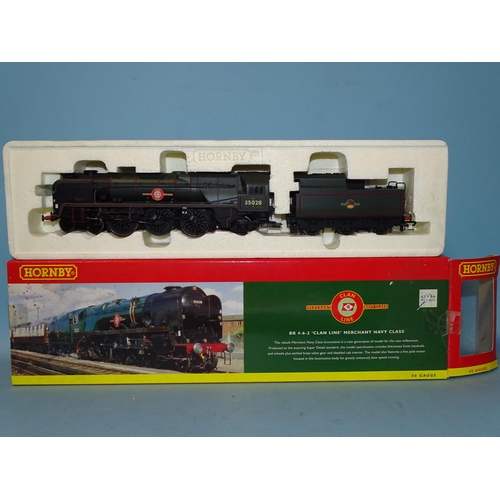 478 - Hornby OO gauge, R2169 BR 4-6-2 Merchant Navy Class 