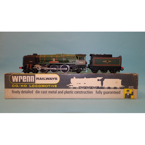 497 - Wrenn OO gauge, W2236 BR 4-6-2 West Country Class locomotive 