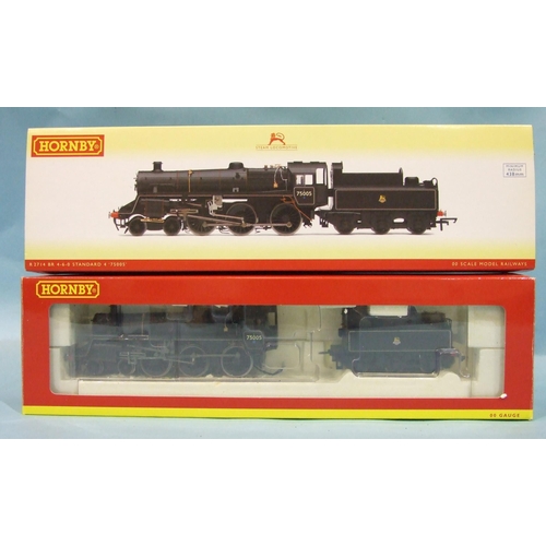 506 - Hornby OO gauge, R2714 BR 4-6-0 Class 75000 locomotive RN 75005, (boxed and DCC-ready).... 