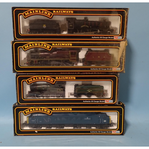 534 - Mainline OO gauge, two 4-6-0 locomotives: 37-061 LMS Jubilee Class 5XP 