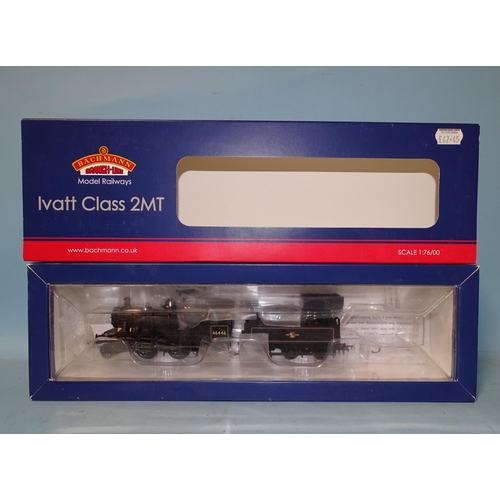 535 - Bachmann OO gauge, 32-829A BR 2-6-0 Ivatt Class 2MT locomotive RN 46446, (boxed).