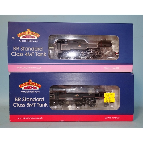 543 - Bachmann OO gauge, two BR tank locomotives: 32-359A 2-6-4 Standard Class 4MT RN 80092 and 31-978 2-6... 