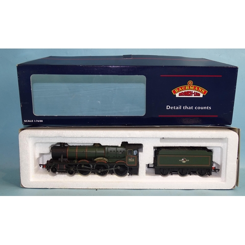 598 - Bachmann OO gauge, 31-778 Hall Class 4-6-0 locomotive renamed 