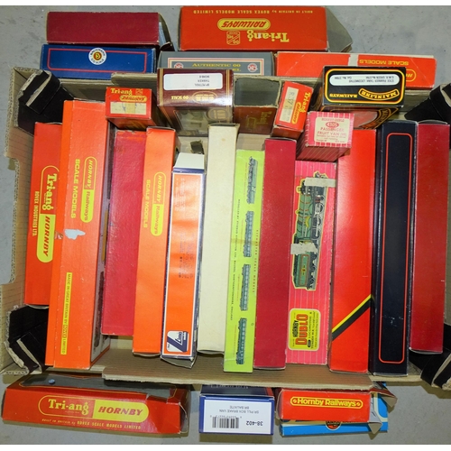 601 - A quantity of empty OO gauge boxes.