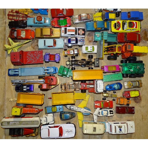 660 - A quantity of play-worn, unboxed diecast vehicles, including Corgi 320 The Saint Jaguar XJS, (approx... 