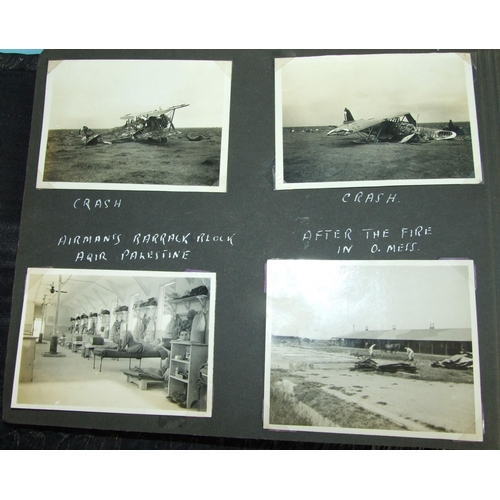 717 - A quantity of photographs 1941-1943, of the 45 and XI Squadrons RAF, in Greece and the Middle East, ... 