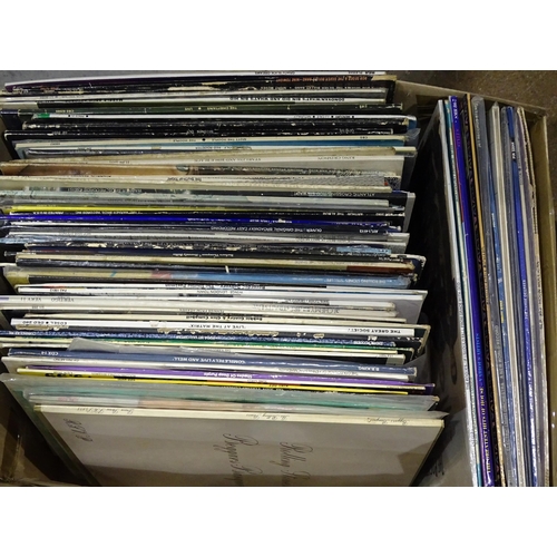 770 - A collection of approximately 250 various LP records, including The Rolling Stones, Pink Floyd, Roxy... 