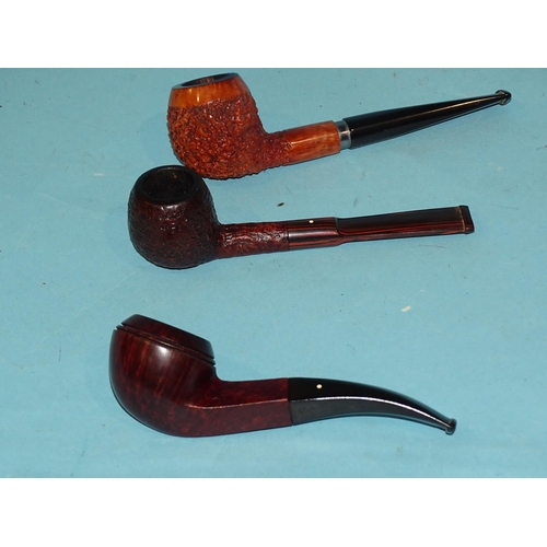 780 - Two Dunhill white spot pipes and a Nording pipe, (3).