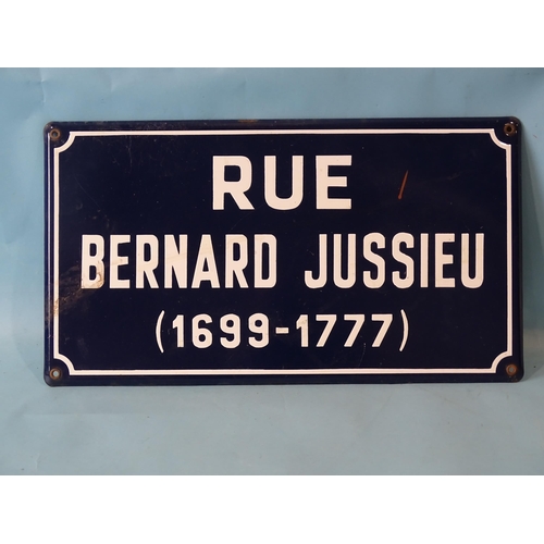 782 - A French enamelled road sign 