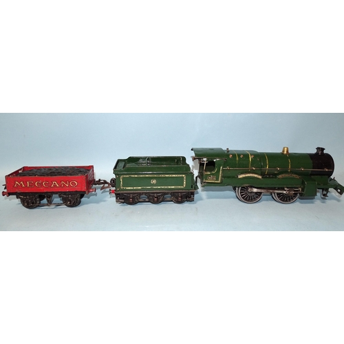 611 - Hornby O gauge, clockwork No.3 4-4-2 locomotive 