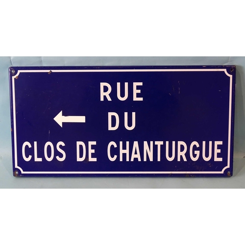 79 - A French enamelled road sign 