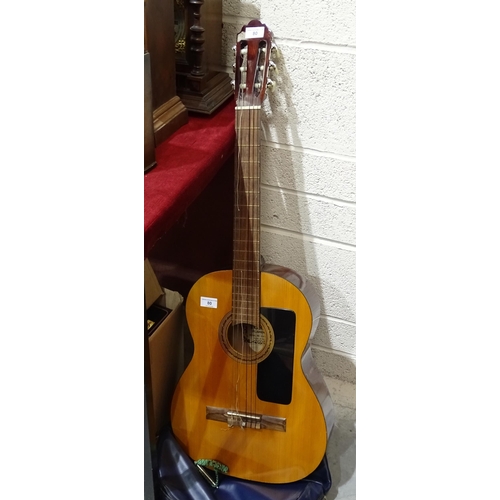 80 - A Japanese Torre Flamenco model 4438 acoustic guitar.