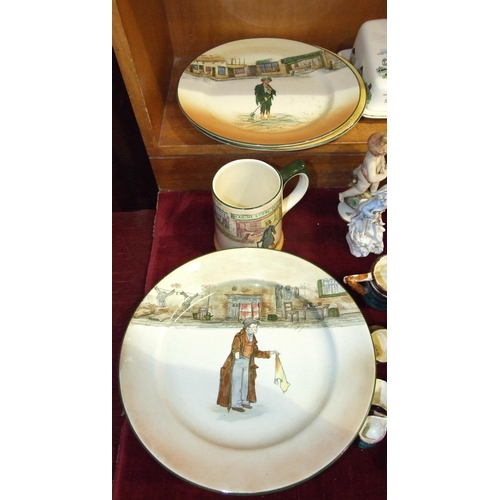 92 - A collection of Royal Doulton 'Dickens Ware' and 'Shakespeare Ware', a collection of Royal Doulton a... 