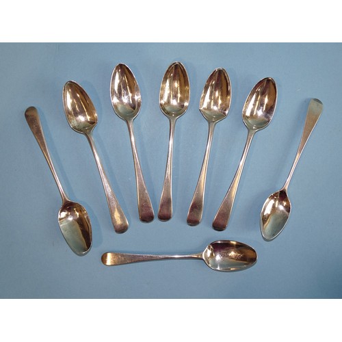 345 - Five George III silver Old English pattern teaspoons, George Smith & William Fearn, London 1788 ... 