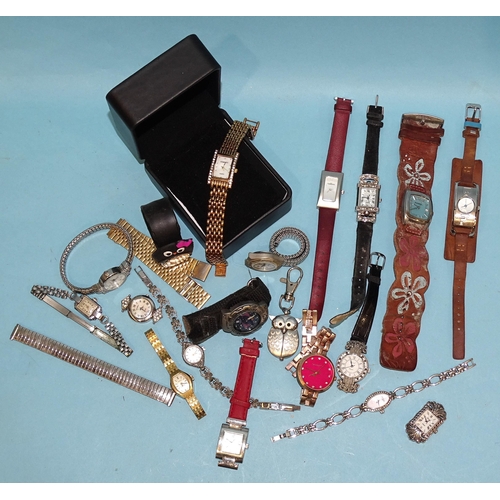 237 - A quantity of costume jewellery and fashion wrist watches.