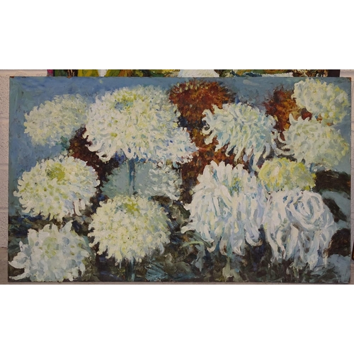 59 - A group of works depicting flowers and blooms, various sizes.