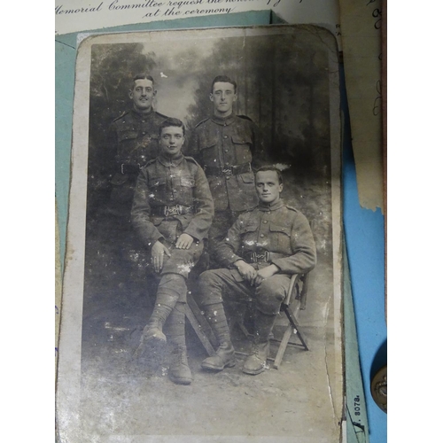 171 - A family group with consecutive army numbers: a WWI pair, British War and Victory medals awarded to:... 