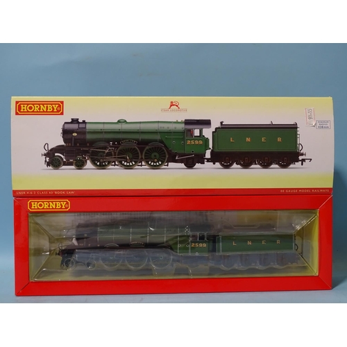 199 - Hornby OO gauge, R3132, LNER 4-6-2 Class A3 locomotive 