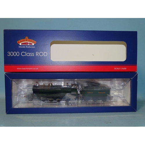 202 - Bachmann OO gauge, 31-129 GWR 3000 Class ROD 2-8-0 locomotive RN3031, 21DCC, (boxed).... 